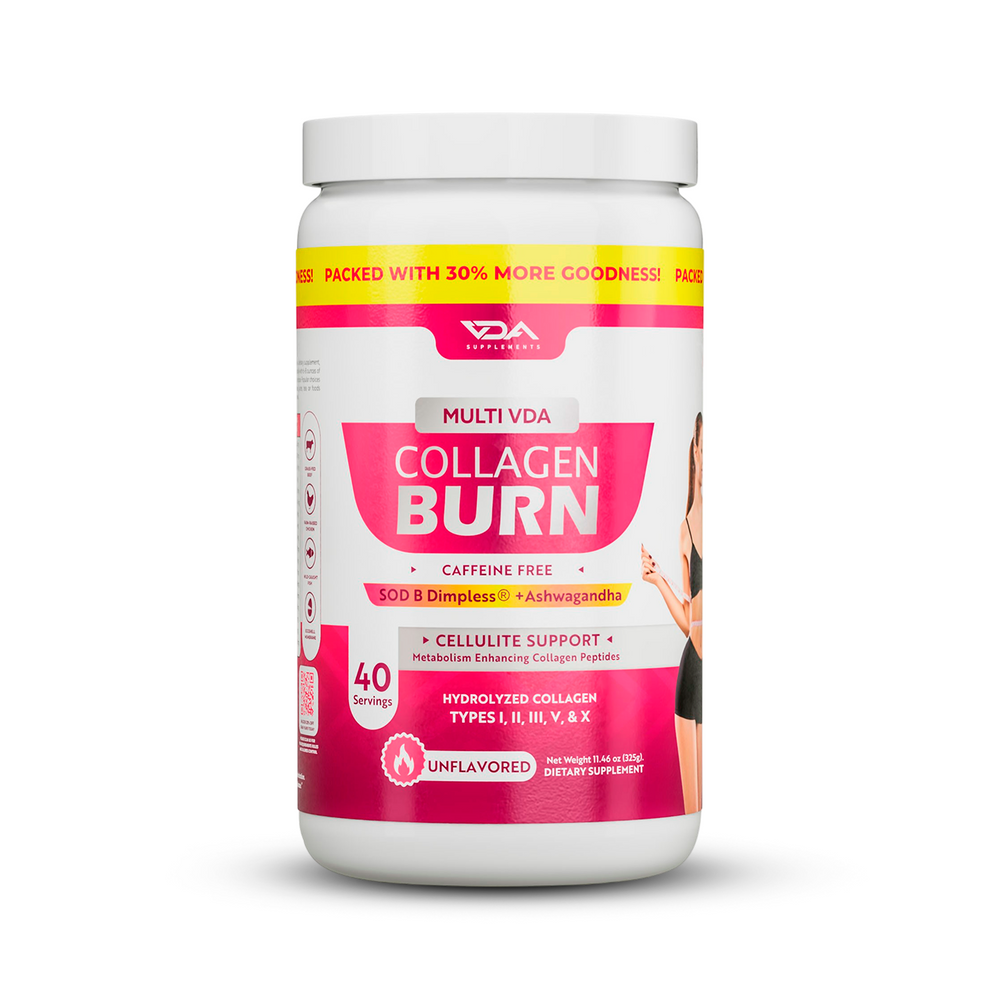 VDA Supplements Collagen Burn Multi Collagen Powder - 40 Servings
