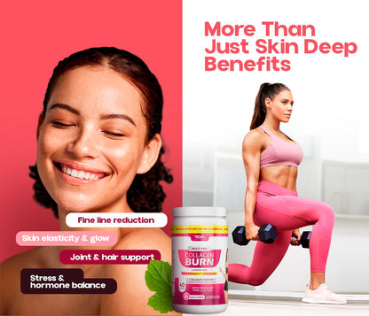 VDA Supplements Collagen Burn Multi Collagen Powder - 40 Servings