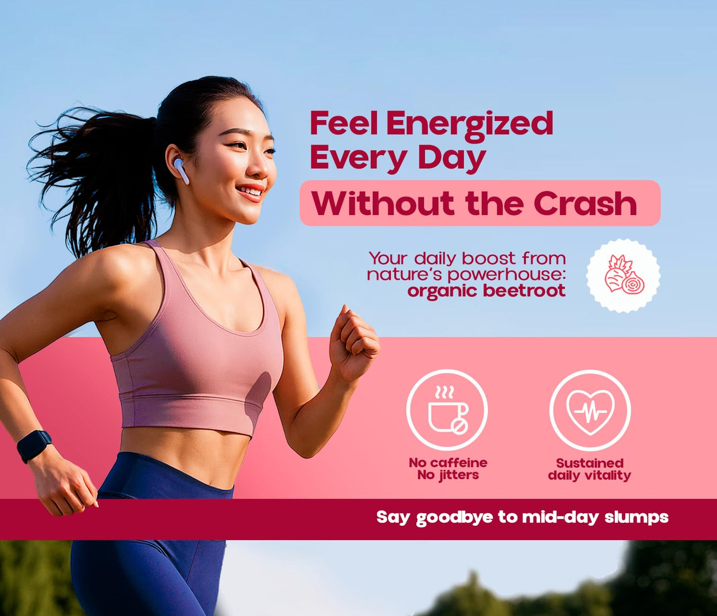VDA Supplements Organic Beet Root Powder for Daily Nutrition - 30 Servings